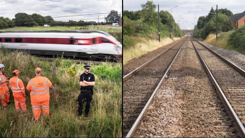 为英雄警察的Justgiving，他去世了，试图在火车轨道上挽救人的生命，达到100,000英镑