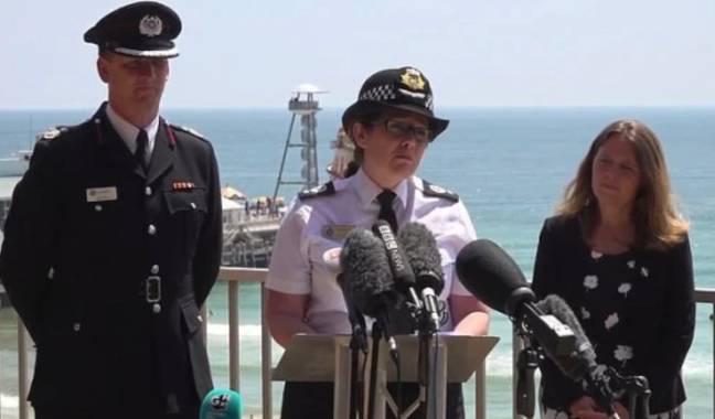 多塞特警察局局长瑞秋·法雷尔（Rachel Farrell）说，没有建议码头跳跃或摩托艇参与他们的死亡。学分：BBC
