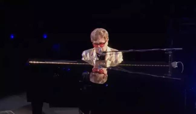 埃尔顿·约翰（Elton John）在格拉斯顿伯里（Glastonbury）的表演将成为他在英国的最后现场表演。学分：BBC