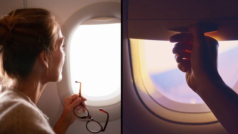 飞机乘客爆炸了“自私的”旅行者，他们将阴影保持在整个飞行中