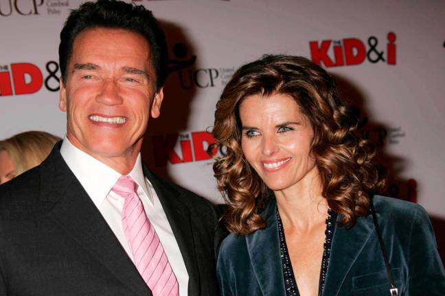 Arnold Schwarzenegger和Maria Shriver结婚了20多年。学分：Alamy Stock Photo/美联社