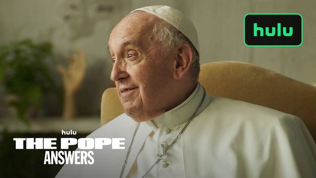 教皇明星在新纪录片中。学分：Hulu/Disney+