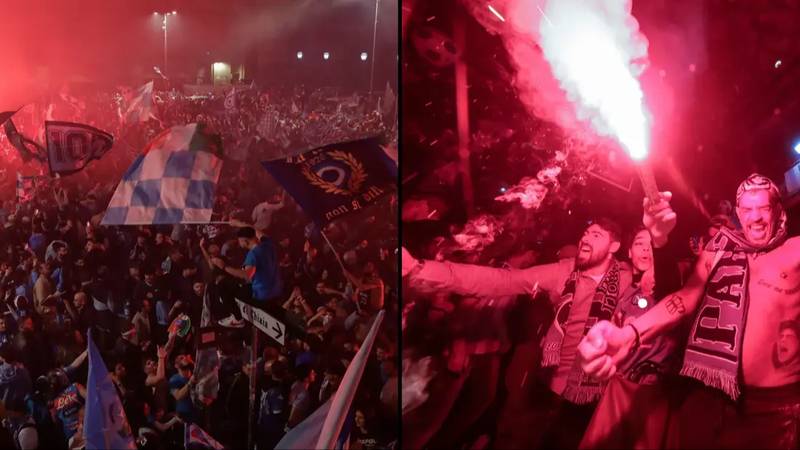那不勒斯球迷死于“庆祝枪击”，几名受伤后城市爆发，意甲爆发。“loading=