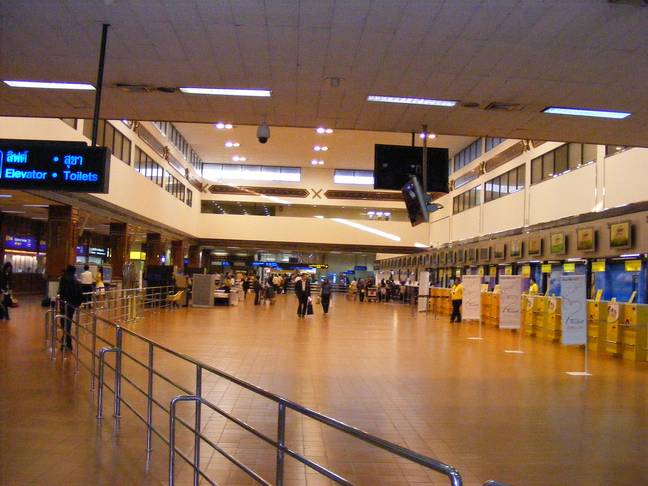 曼谷的Don Mueang机场。学分：Wikimedia Commons