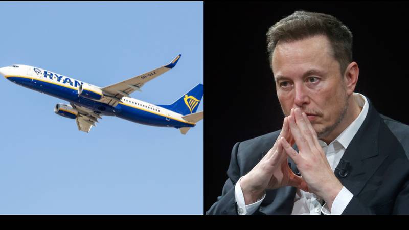 Ryanair在他的前妻订婚后，在Elon Musk上进行了残酷的滑动，实际上是明星Thomas Brodie-Sangster