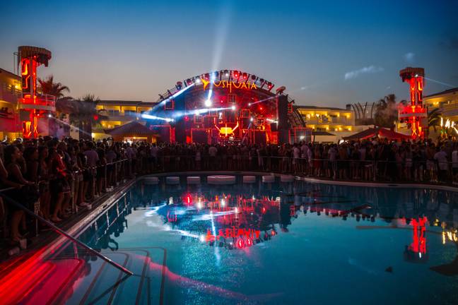 Ushuaïa in ibiza made it into the list, but wasn't the winner. Credit: Gonzalo Azumendi/Alamy Stock Photo