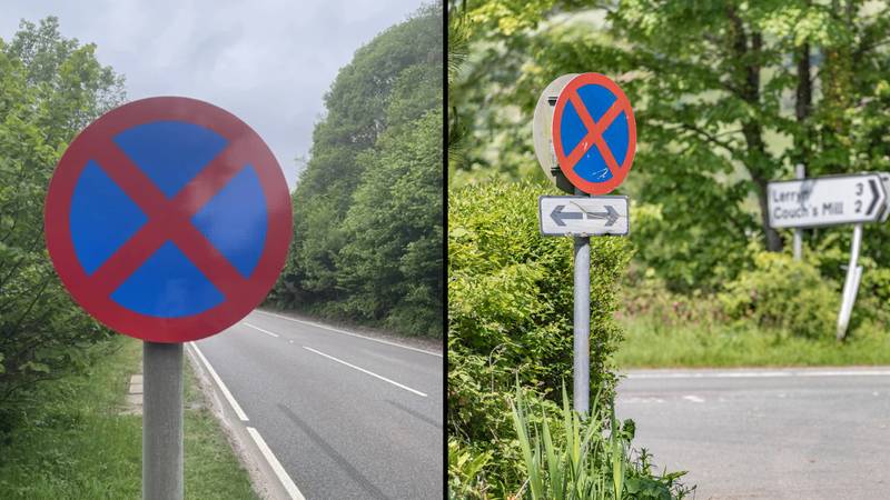 旅游者被英国道路标志混淆了几周后，不知道这意味着什么“loading=