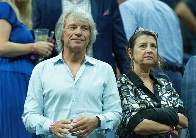 Bon Jovi和妻子Dorothea。学分：Susan Mullane/Alamy Stock Photo