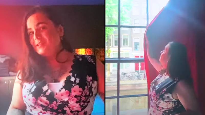前性工作者解释了为什么您需要在阿姆斯特丹的红灯区关闭窗帘“loading=