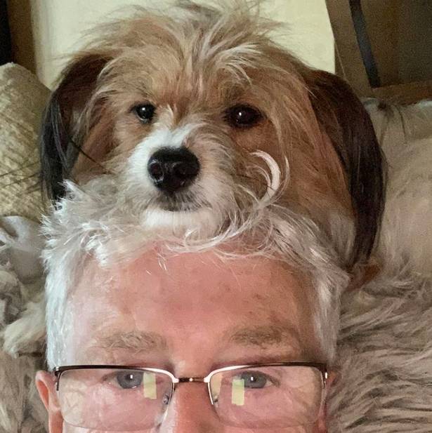 保罗·奥格雷迪（Paul O'Grady）和他的狗阿富尔（Arfur）。学分：Instagram/@paulogrady