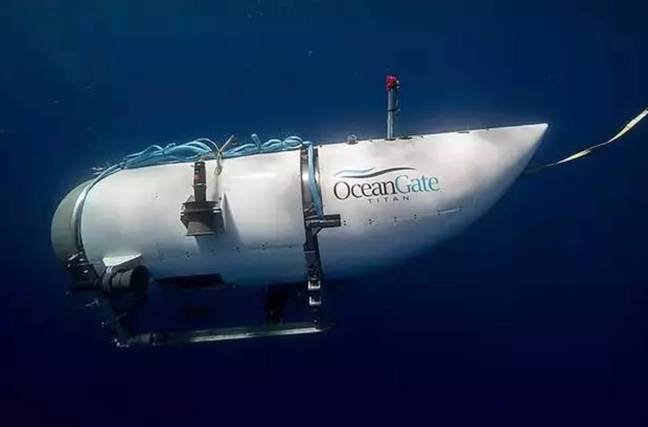 海门潜水。图片来源：Oceangate/Becky Kagan Schott