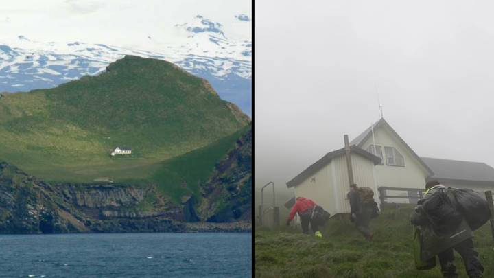 在偏远岛上被称为“世界上最孤独的房子”的奇怪建筑物内部