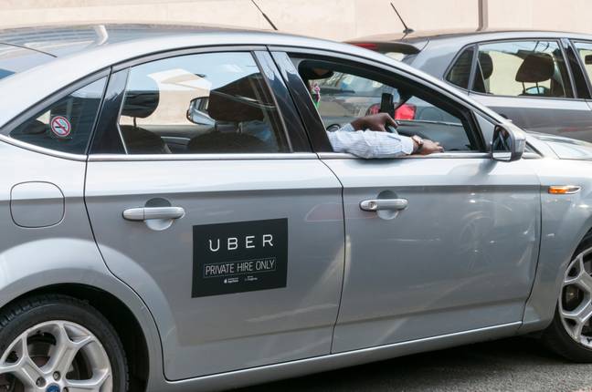 您的Uber司机正在评判您。图片来源：Urbanimages/Alamy Stock Photo
