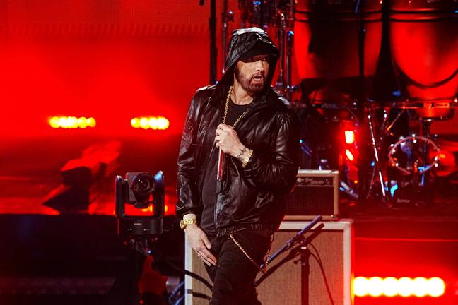 Eminem现在是世界上最大的说唱歌手之一。图片来源：盖蒂图像
