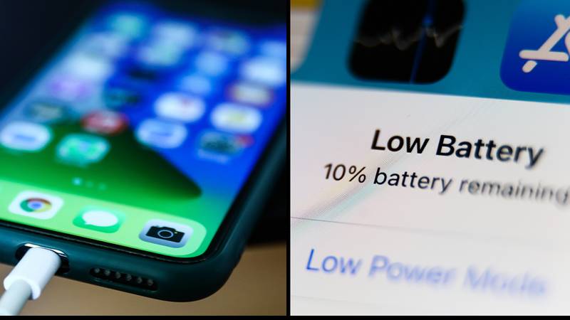 iPhone用户抱怨新的Apple更新严重耗尽了电池寿命“loading=