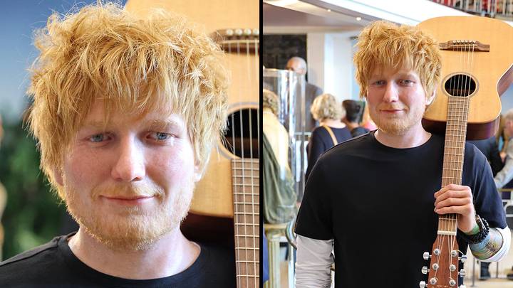 新的Ed Sheeran蜡工作正在严重吓坏人们