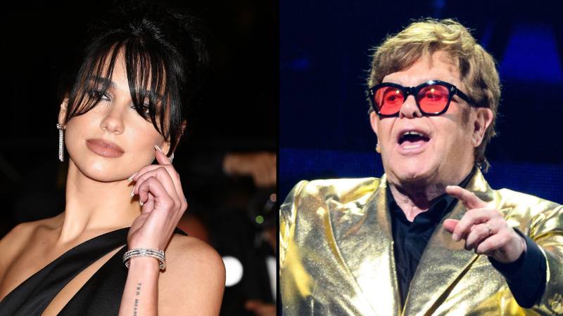 Dua Lipa粉丝弄清楚歌手的表现，而不是加入Glastonbury的Elton John