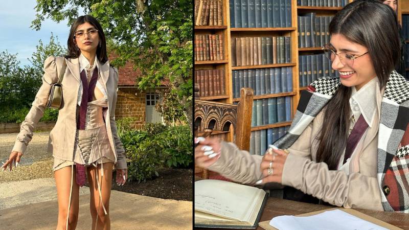 米娅·哈利法（Mia Khalifa）的球迷捍卫她免受巨魔批评她在牛津联盟（Oxford Union）讲话的服装