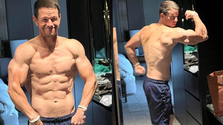 51岁的马克·瓦尔伯格（Mark Wahlberg）炫耀了他令人难以置信的撕裂体格