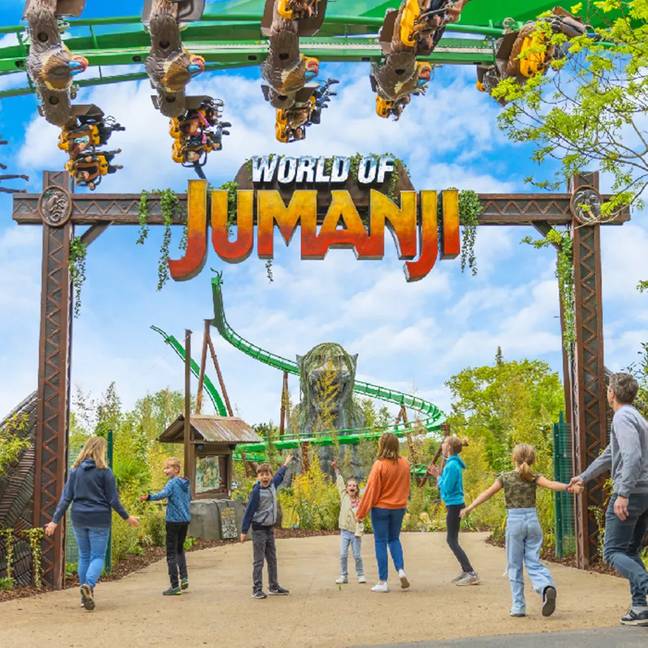 Jumanji主题公园的世​​界耗资1700万英镑。学分：Chessington冒险世界度假村