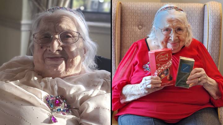 100岁的女人说她长寿的秘密不是在和陌生的男人说话