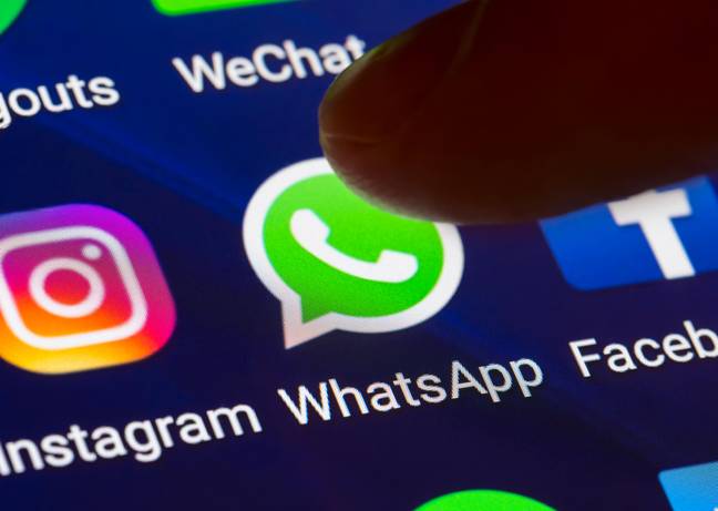 WhatsApp用户已被警告骗局进行骗局。图片来源：Alamy