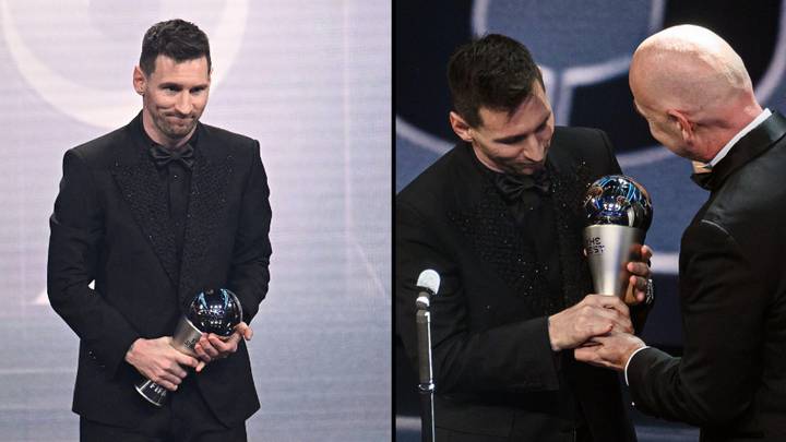 莱昂内尔·梅西（Lionel Messi）被加冕为最好的FIFA男子球员