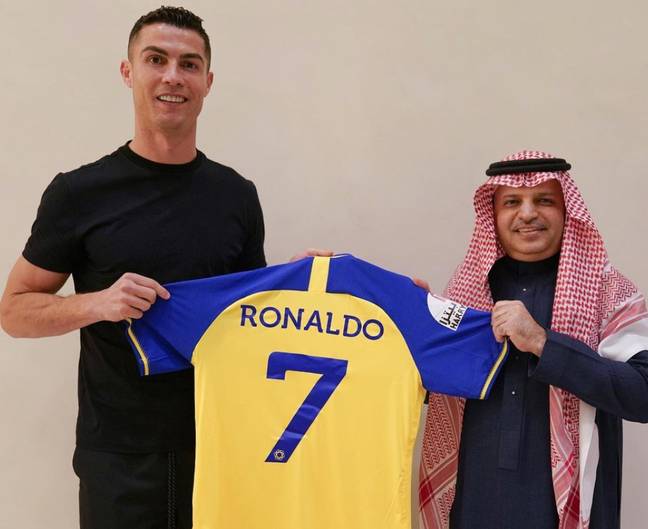 罗纳尔多（Ronaldo）与纳斯（Al-Nassr）签约后移居沙特阿拉伯。学分： @alnassr_fc/instagram