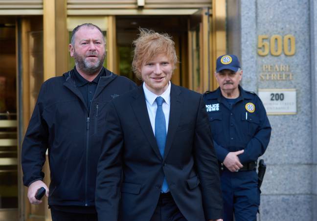 埃德·希兰（Ed Sheeran）的律师说，该案“永远不会被提交”法庭。图片来源：按线/封闭式