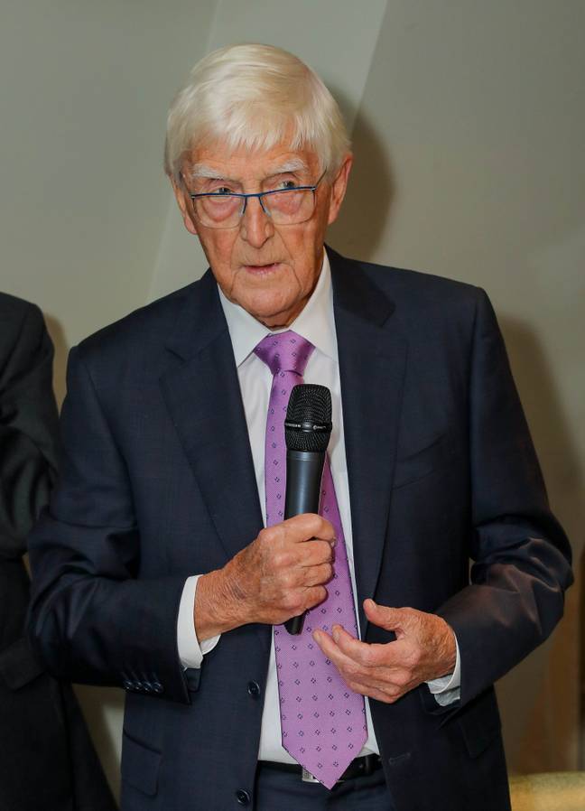 迈克尔·帕金森爵士（Michael Parkinson）爵士于本周去世，享年88岁。学分：David M. Benett/Dave Benett/Getty Images