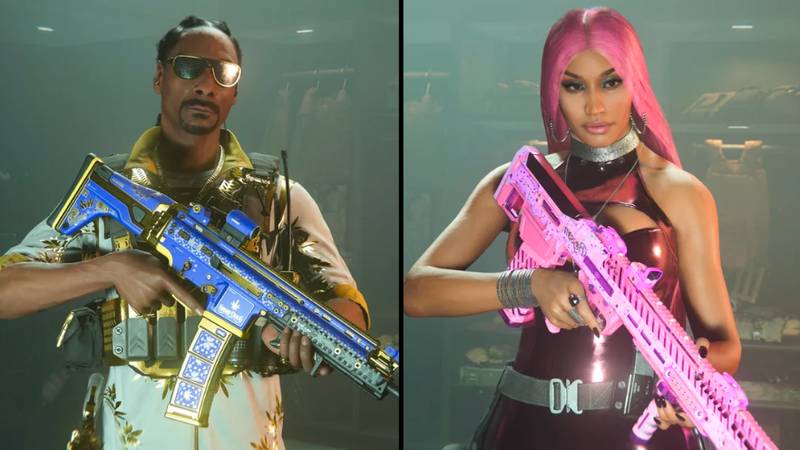 游戏玩家将能够在《使命召唤》第五季中扮演史努比·道格（Snoop Dogg）和尼基·米娜（Nicki Minaj）“loading=