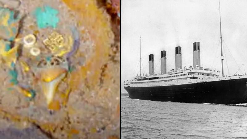 111年后，在泰坦尼克号残骸中发现的失落项链