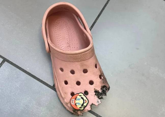Mum sends urgent warning about wearing Crocs on escalators after daughter's  'freak accident