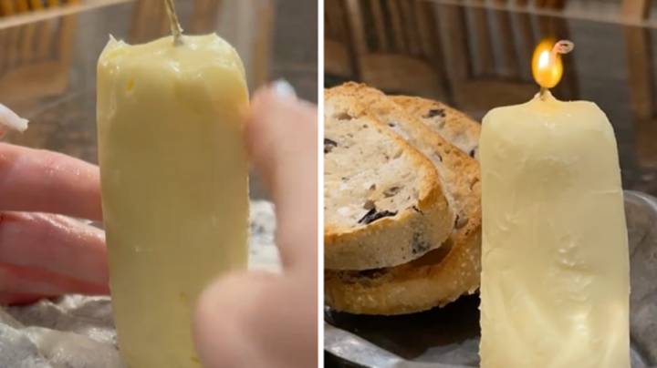How To Make An Edible Butter Candle 