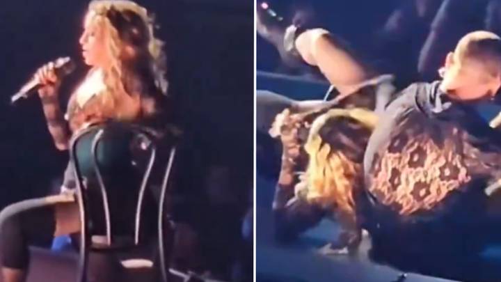REVEALED: Girl exposed onstage by Madonna is just 17