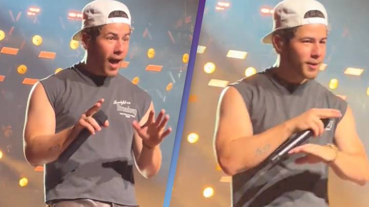 Fan throws away bra at Nick Jonas' concert