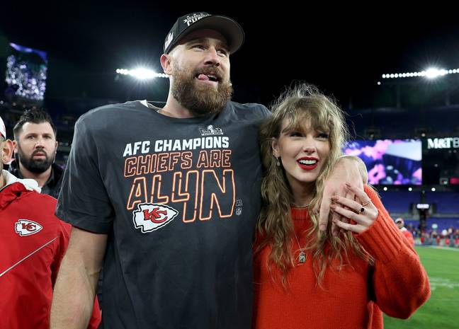 It's unclear if Taylor Swift will be able to attend Travis Kelce's big game. Credits: Patrick Smith/Getty Images