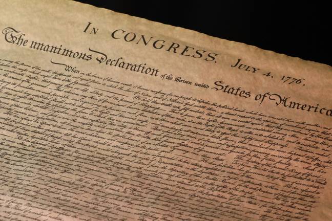 Man made $2.4 million off painting he bought for $4 after discovering it  contained Declaration of Independence