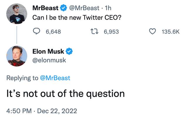 Twitter reacts to  star #MrBeast saying he was invited to