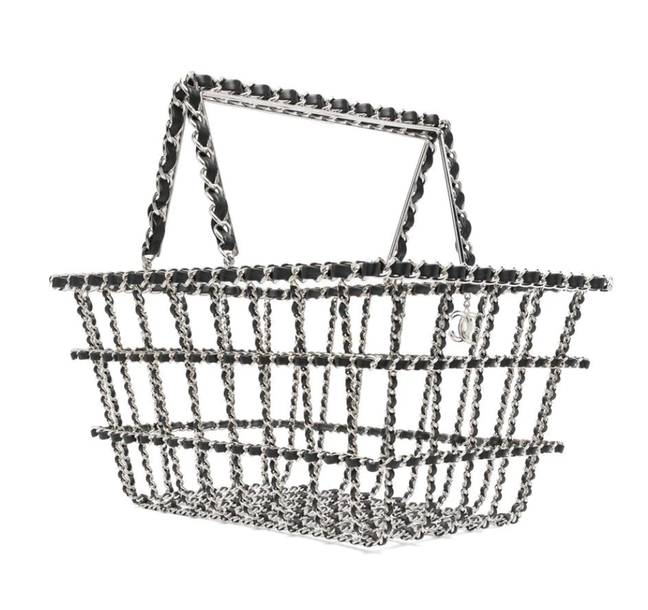 CHANEL Pre-Owned Metal Basket Handbag - Farfetch