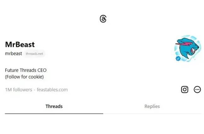 MrBeast, the popular r, has surpassed Meta CEO Mark