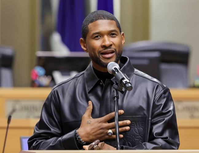 Usher's performance comes two days after the release of his new album. Credit: Ethan Miller/Getty Images