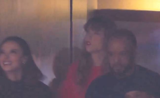 Swift is seen saying something aloud. Credit: CBS