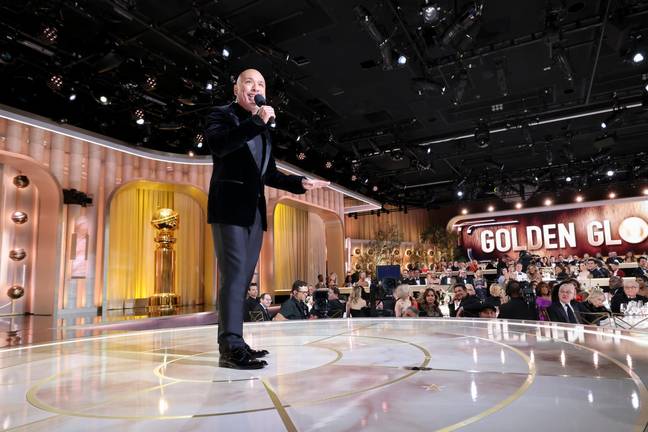 Jo Koy had a 'crash course' in hosting big events. Credit: Rich Polk/Golden Globes 2024/Golden Globes 2024 via Getty Images