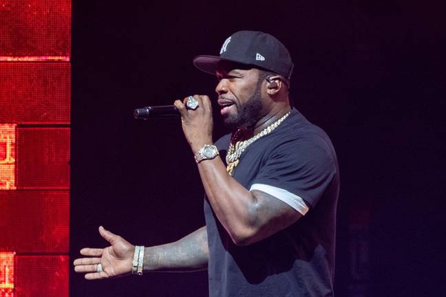 50 Cent blew $470 million and filed for bankruptcy. Credit: Aaron J. Thornton/Getty Images