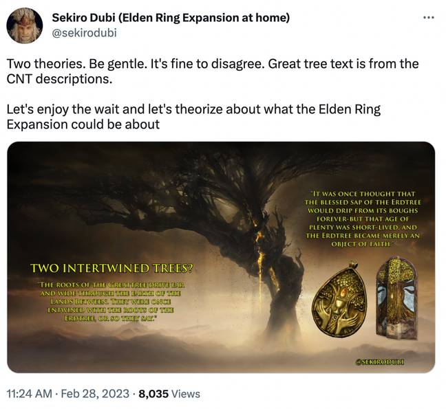 Sekiro Dubi (Elden Ring Expansion at home) on X: This makes me extremely  happy! Early access Lords of the Fallen said Reset Build Not very  lore-esque so to speak, I brought the