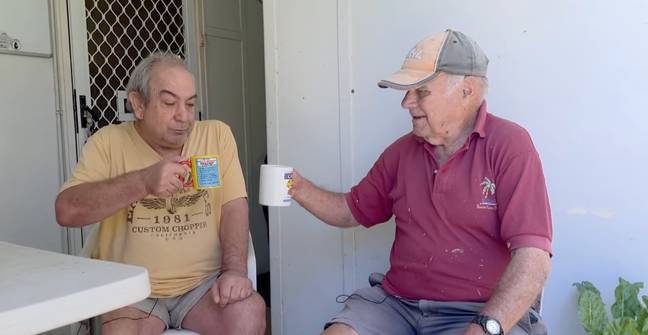 Carl and John have become friends over the course of his tenancy. Credit: ABC News
