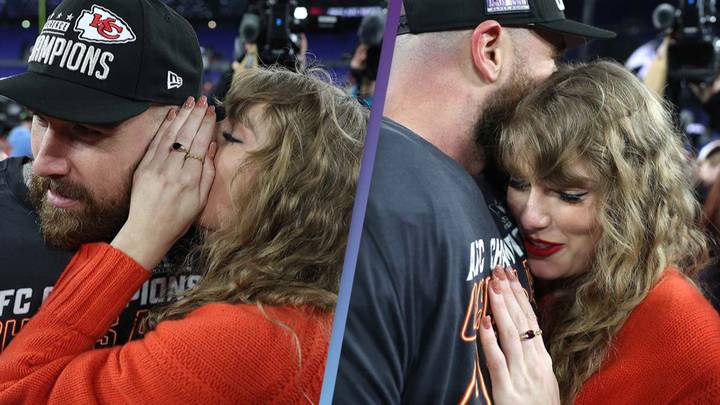 Cameras caught what ‘proud’ Taylor Swift said to tearful Travis Kelce before he went to celebrate with teammates