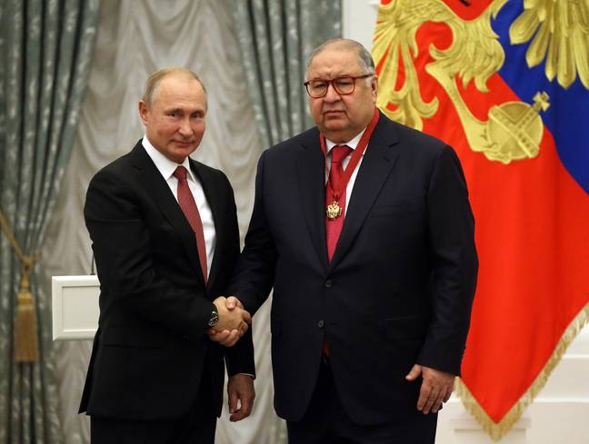 Alisher Usmanov is a close friend of Vladimir Putin. Credits: Mikhail Svetlov/Getty Image