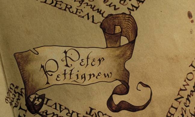 The Marauders Map played a big part in Harry Potter. Credit: Warner Bros.